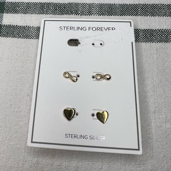 Sterling forever earrings - Picture 2 of 3